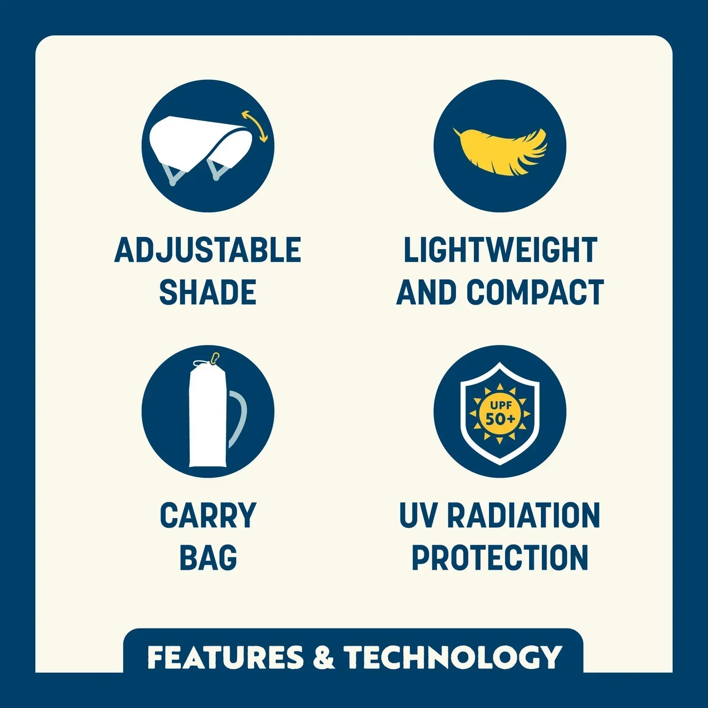 SunShade Accessory™ - USA Anniversary Deluxe - Patio Shade Ready
